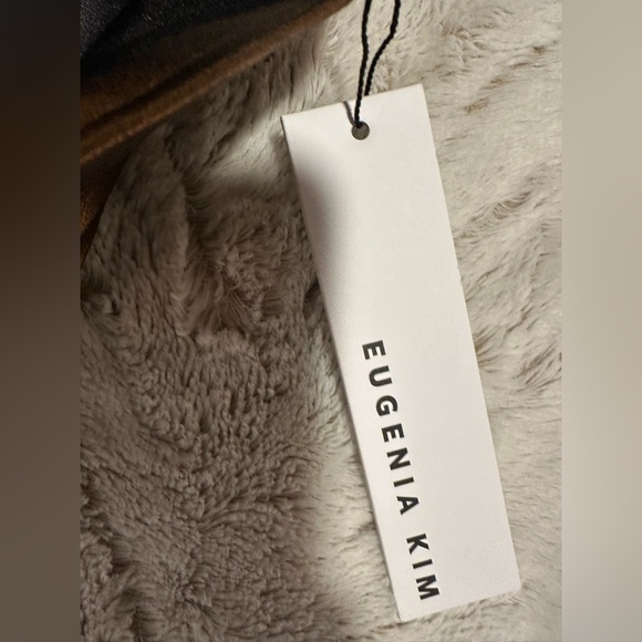 Eugenia Kim Azra Twisted Metallic Twill Bronze Turban Headband - Picture 9 of 11